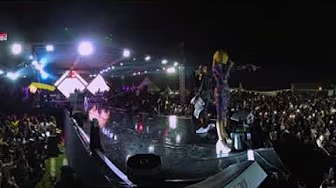 Stonebwoy performing live at Afrochella 2021